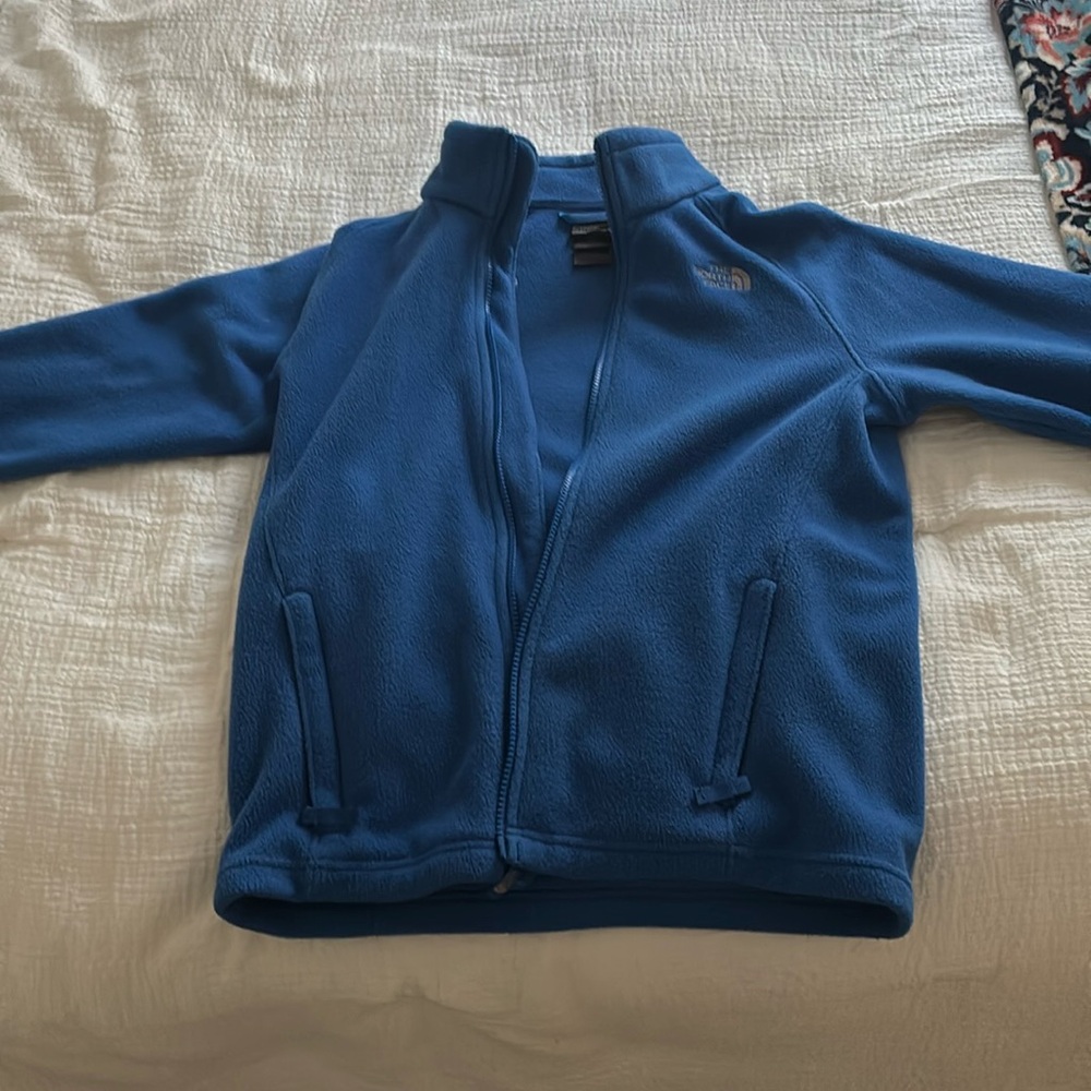 Blue North Face Fleece Jacket
